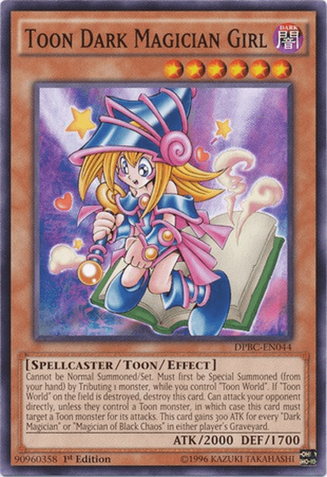 Toon Dark Magician Girl [DPBC-EN044] Common - Doe's Cards