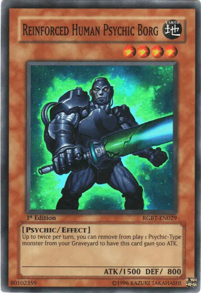Reinforced Human Psychic Borg [RGBT-EN029] Super Rare - Doe's Cards