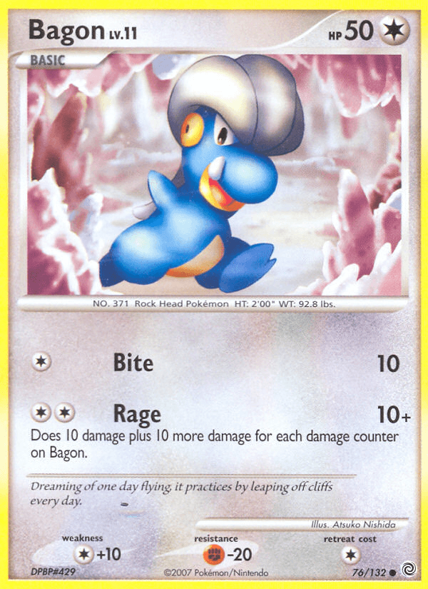 Bagon (76/132) [Diamond & Pearl: Secret Wonders] - Doe's Cards