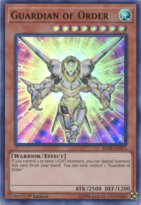 Guardian of Order [BLHR-EN075] Ultra Rare - Doe's Cards