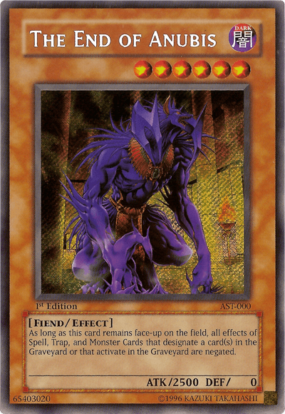 The End of Anubis [AST-000] Secret Rare - Doe's Cards