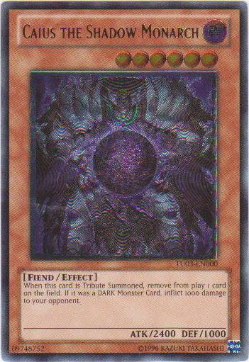 Caius the Shadow Monarch [TU03-EN000] Ultimate Rare - Doe's Cards