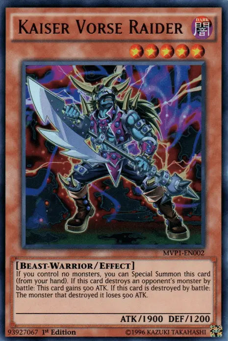 Kaiser Vorse Raider [MVP1-EN002] Ultra Rare - Doe's Cards