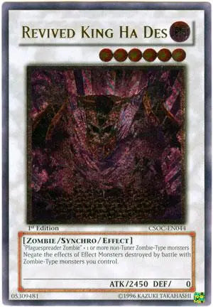 Revived King Ha Des (UTR) [CSOC-EN044] Ultimate Rare - Doe's Cards