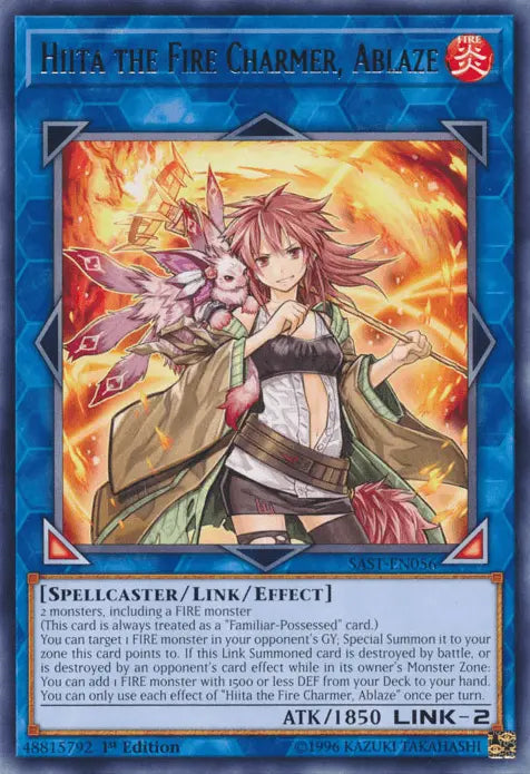 Hiita the Fire Charmer, Ablaze [SAST-EN056] Rare - Doe's Cards