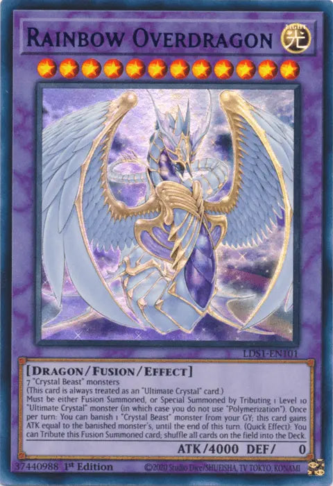 Rainbow Overdragon (Purple) [LDS1-EN101] Ultra Rare - Doe's Cards