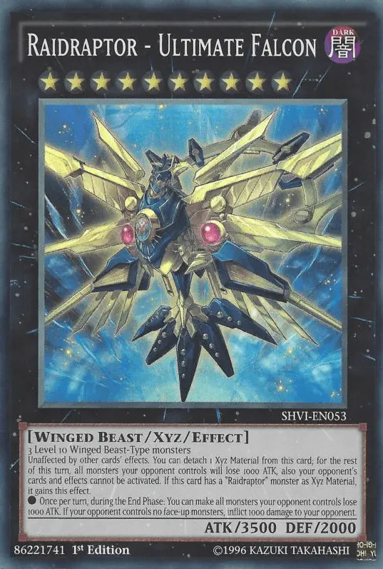 Raidraptor - Ultimate Falcon [SHVI-EN053] Super Rare - Doe's Cards