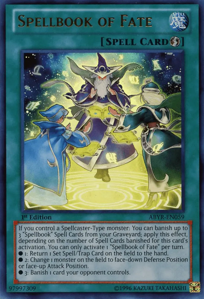 Spellbook of Fate [ABYR-EN059] Ultra Rare - Doe's Cards