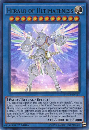 Herald of Ultimateness [MP15-EN157] Ultra Rare - Doe's Cards