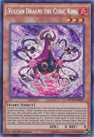 Vulcan Dragni the Cubic King [MVP1-ENS37] Secret Rare - Doe's Cards