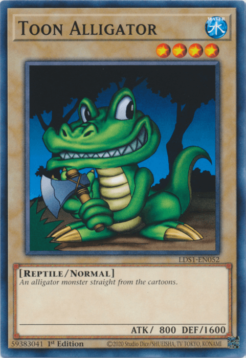 Toon Alligator [LDS1-EN052] Common - Doe's Cards