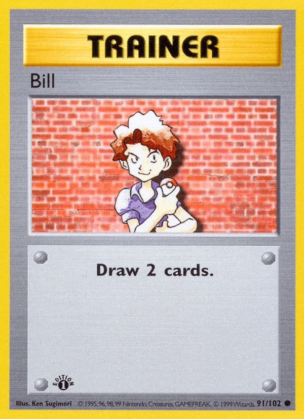 Bill (91/102) [Base Set 1st Edition] - Doe's Cards