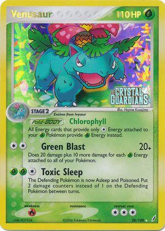 Venusaur (28/100) (Stamped) [EX: Crystal Guardians] - Doe's Cards