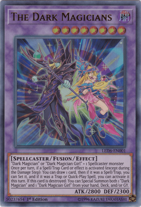 The Dark Magicians [LED6-EN001] Ultra Rare - Doe's Cards