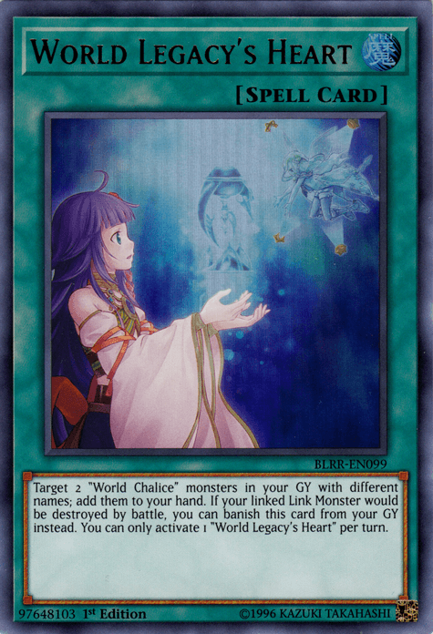 World Legacy's Heart [BLRR-EN099] Ultra Rare - Doe's Cards