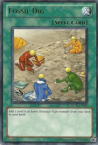 Fossil Dig (Green) [DL13-EN018] Rare - Doe's Cards