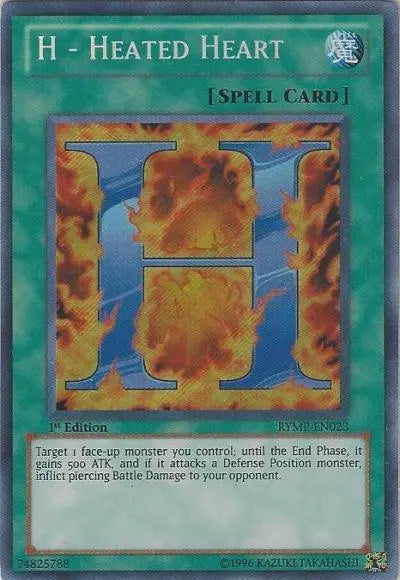 H - Heated Heart [RYMP-EN023] Secret Rare - Doe's Cards