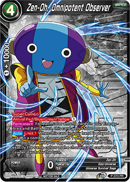 Zen-Oh, Omnipotent Observer (Unison Warrior Series Boost Tournament Pack Vol. 7 - Winner) (P-373) [Tournament Promotion Cards] - Doe's Cards