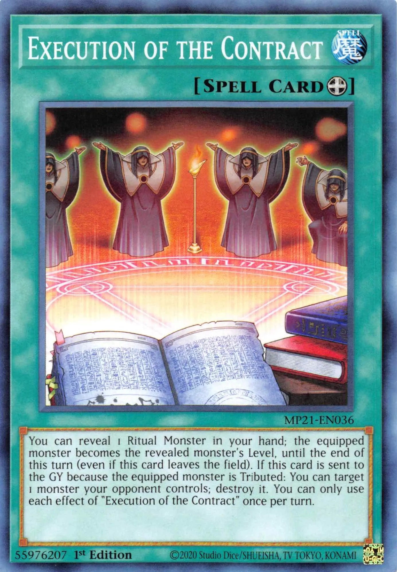Execution of the Contract [MP21-EN036] Common - Doe's Cards