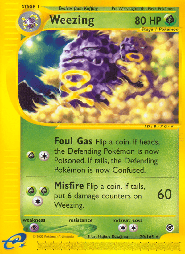 Weezing (70/165) [Expedition: Base Set] - Doe's Cards