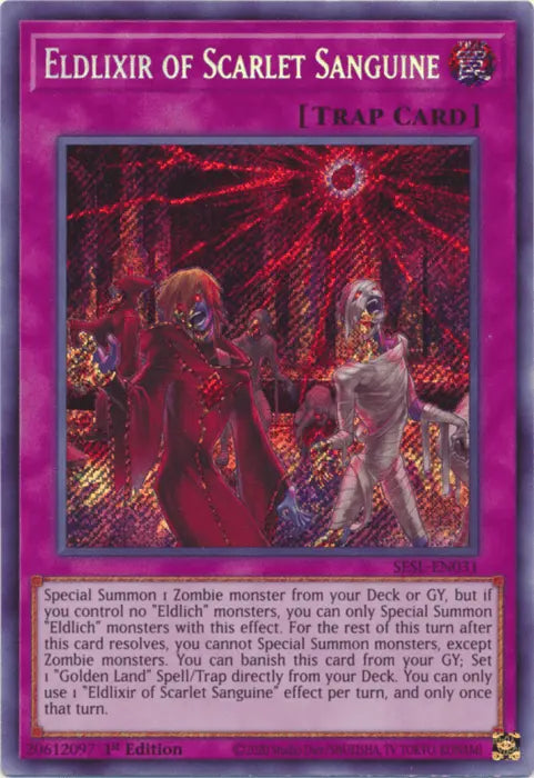 Eldlixir of Scarlet Sanguine [SESL-EN031] Secret Rare - Doe's Cards