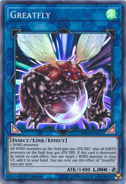 Greatfly [MP19-EN032] Super Rare - Doe's Cards
