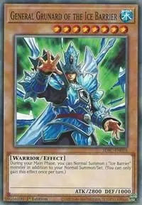 General Grunard of the Ice Barrier [SDFC-EN018] Common - Doe's Cards