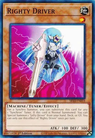Righty Driver [SR10-EN019] Common - Doe's Cards