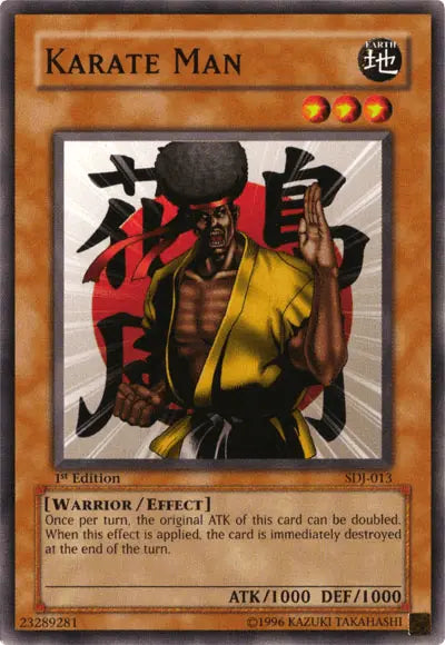 Karate Man [SDJ-013] Common - Doe's Cards