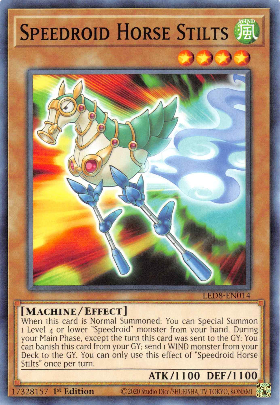 Speedroid Horse Stilts [LED8-EN014] Common - Doe's Cards