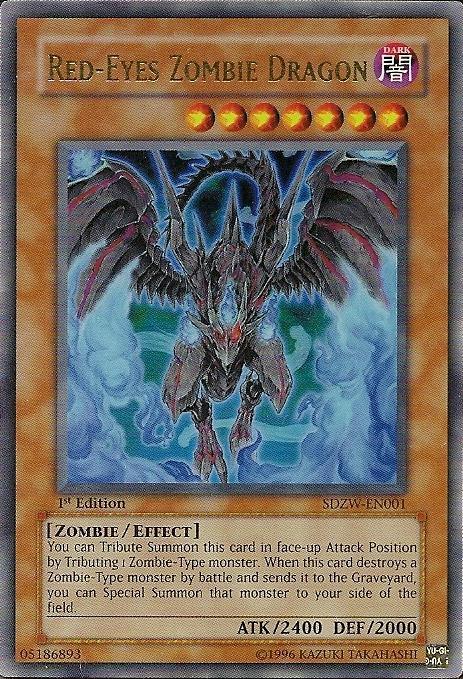 Red-Eyes Zombie Dragon [SDZW-EN001] Ultra Rare - Doe's Cards