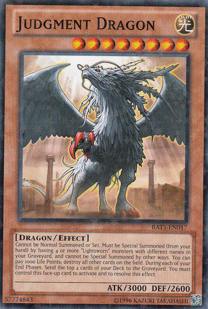 Judgment Dragon [BATT-EN017] Starfoil Rare - Doe's Cards
