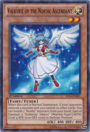 Valkyrie of the Nordic Ascendant [SP14-EN047] Starfoil Rare - Doe's Cards