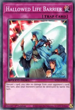 Hallowed Life Barrier [SGX1-ENE18] Common - Doe's Cards