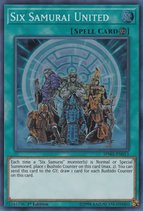 Six Samurai United [SPWA-EN013] Super Rare - Doe's Cards