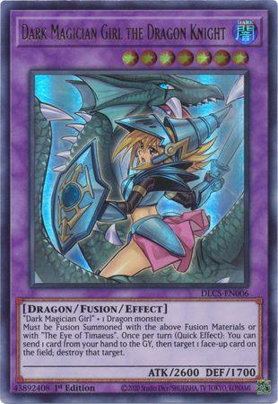 Dark Magician Girl the Dragon Knight (Alternate Art) (Purple) [DLCS-EN006] Ultra Rare - Doe's Cards