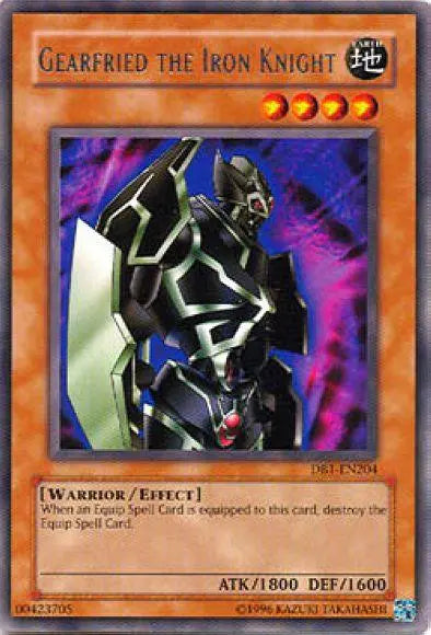 Gearfried the Iron Knight [DB1-EN204] Rare - Doe's Cards