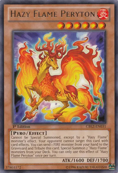 Hazy Flame Peryton [CBLZ-EN031] Rare - Doe's Cards