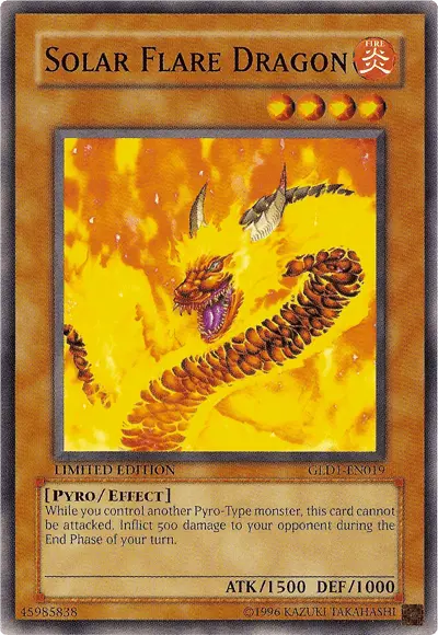 Solar Flare Dragon [GLD1-EN019] Common - Doe's Cards