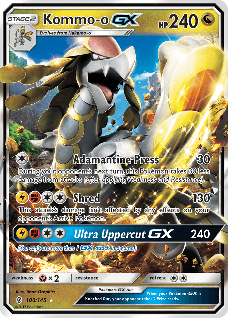 Kommo-o GX (100/145) [Sun & Moon: Guardians Rising] - Doe's Cards