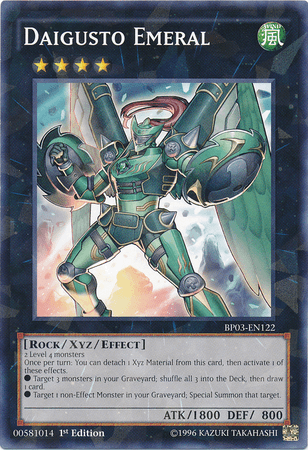 Daigusto Emeral [BP03-EN122] Shatterfoil Rare - Doe's Cards