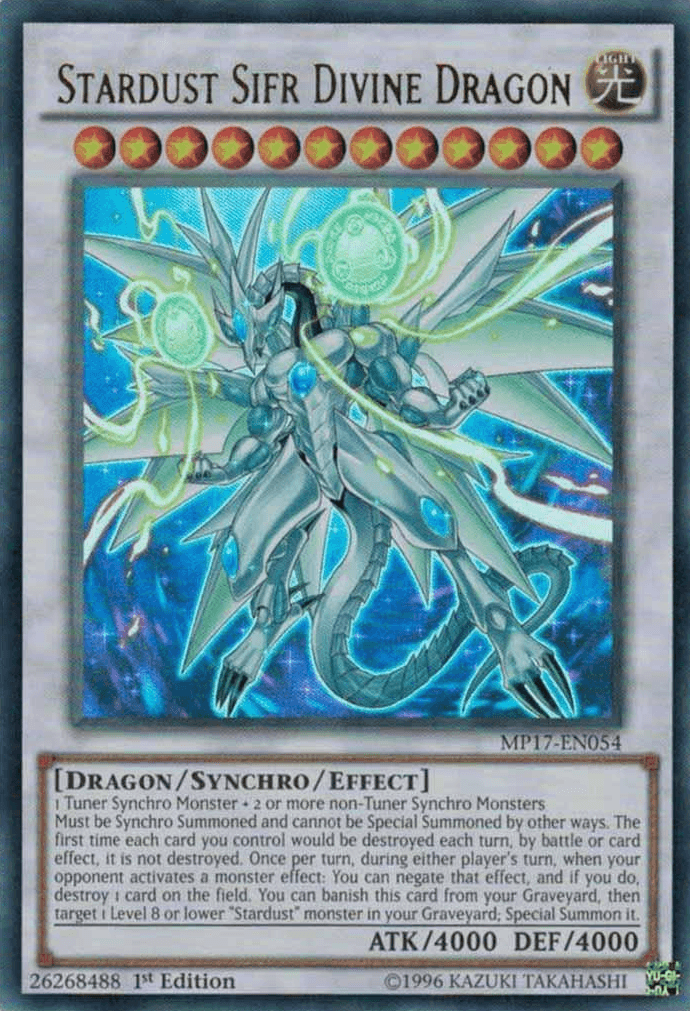 Stardust Sifr Divine Dragon [MP17-EN054] Ultra Rare - Doe's Cards