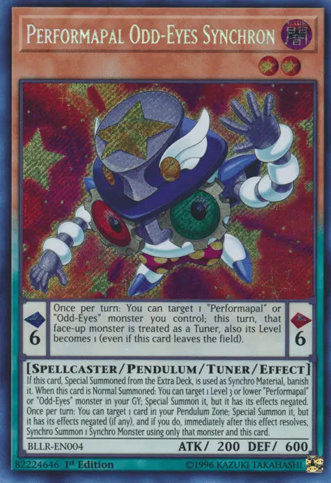 Performapal Odd-Eyes Synchron [BLLR-EN004] Secret Rare - Doe's Cards