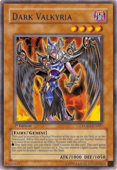 Dark Valkyria [LODT-EN027] Rare - Doe's Cards