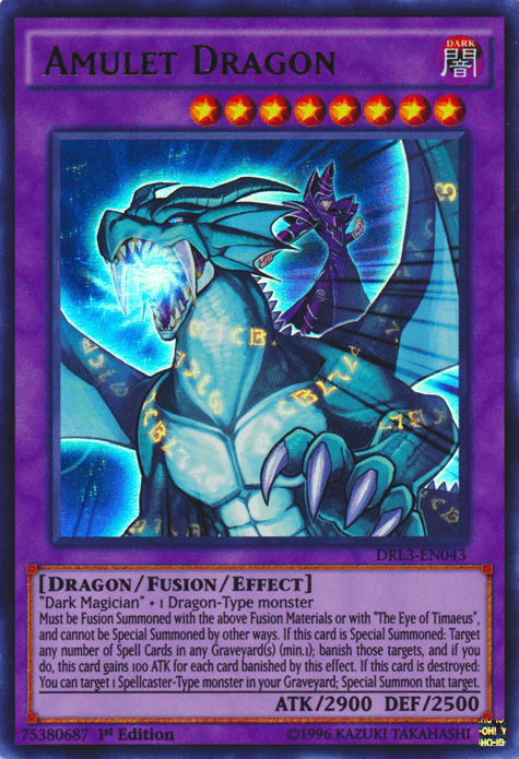 Amulet Dragon [DRL3-EN043] Ultra Rare - Doe's Cards