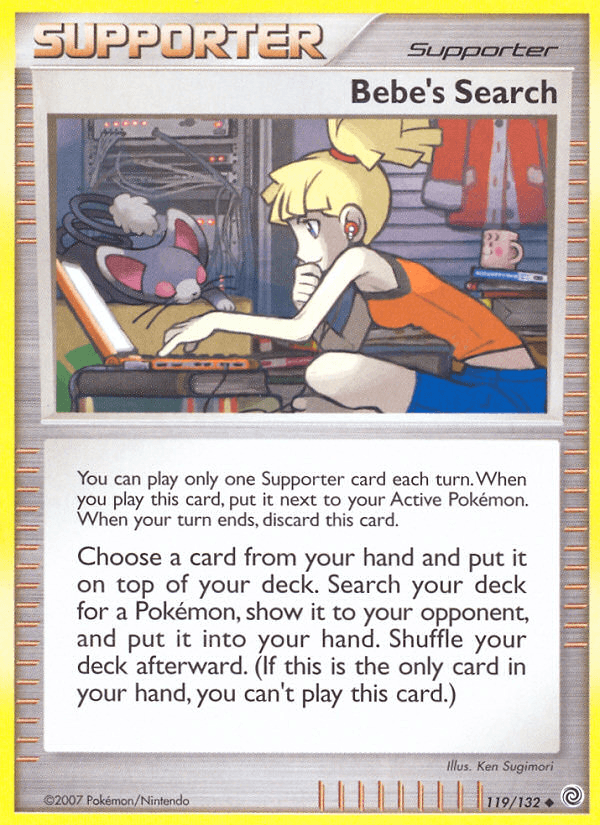 Bebe's Search (119/132) [Diamond & Pearl: Secret Wonders] - Doe's Cards