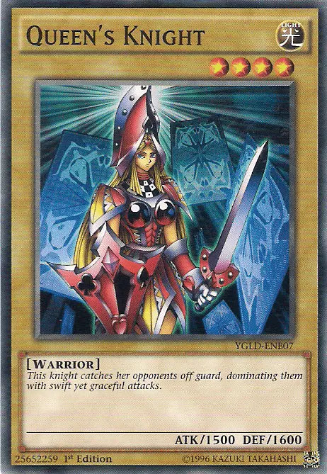 Queen's Knight [YGLD-ENB07] Common - Doe's Cards