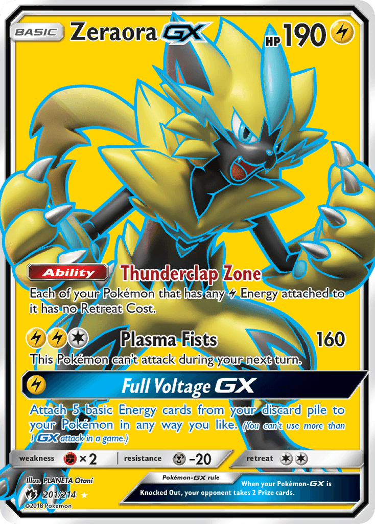 Zeraora GX (201/214) [Sun & Moon: Lost Thunder] - Doe's Cards