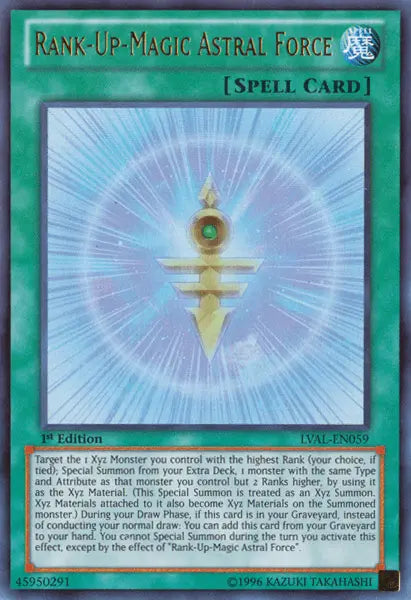 Rank-Up-Magic Astral Force [LVAL-EN059] Ultra Rare - Doe's Cards