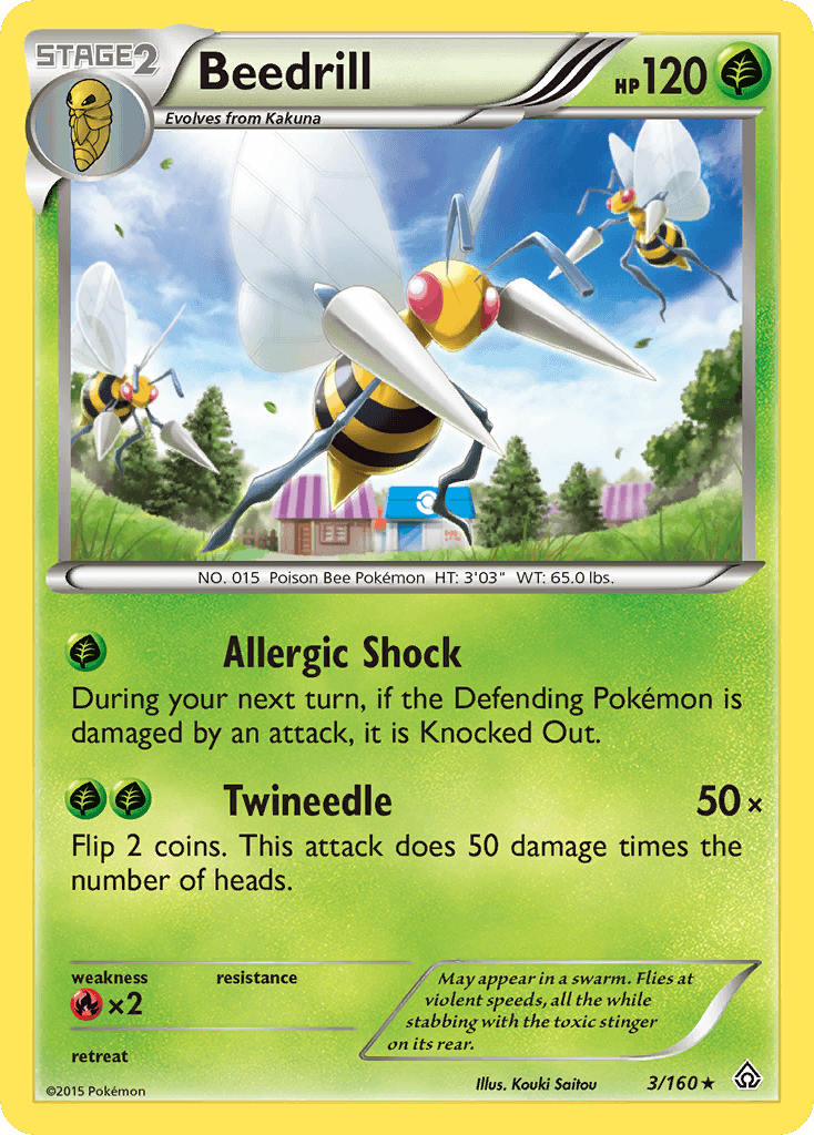 Beedrill (3/160) [XY: Primal Clash] - Doe's Cards